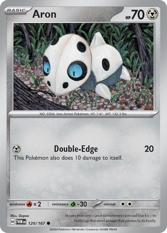 Image for Aron (120/167) (SV06: Twilight Masquerade) - Pokemon