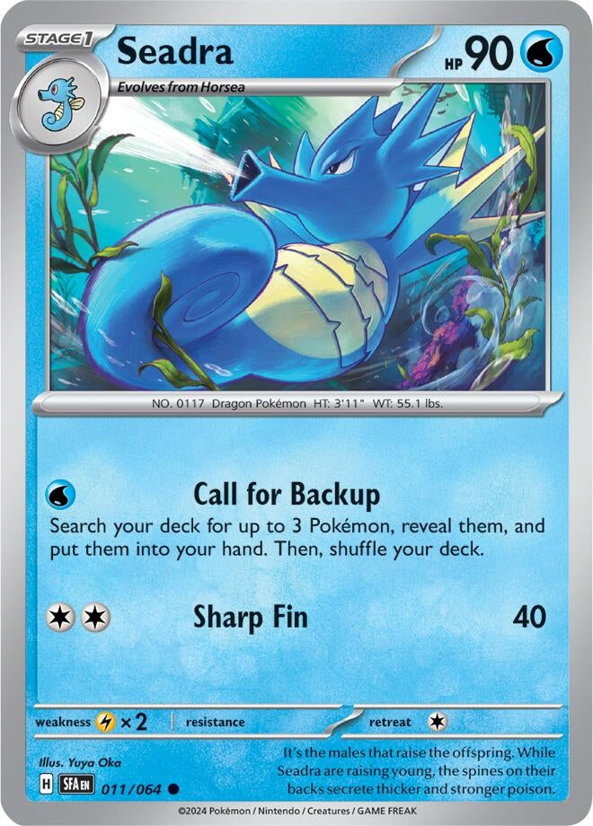 Image for Seadra (011/064) (SV: Shrouded Fable) - Pokemon