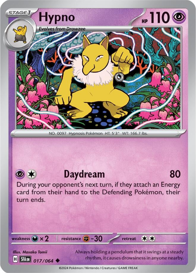 Image for Hypno (017/064) (SV: Shrouded Fable) - Pokemon