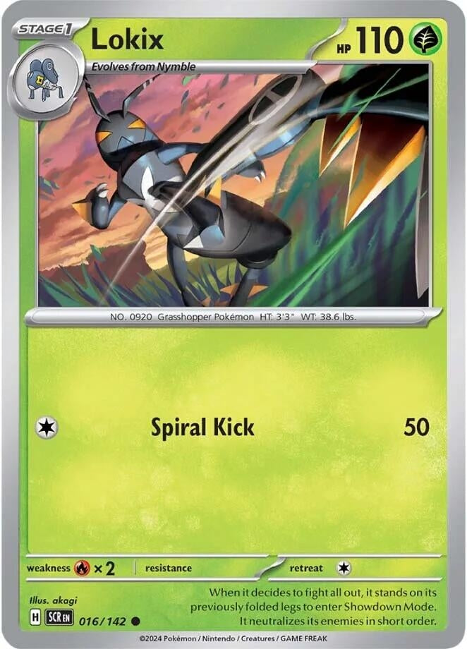 Image for Lokix (016/142) (SV07: Stellar Crown) - Pokemon