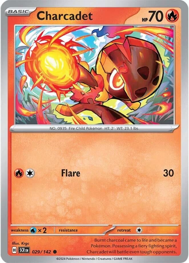 Image for Charcadet (029/142) (SV07: Stellar Crown) - Pokemon