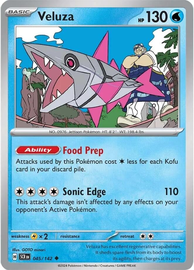 Image for Veluza (045/142) (SV07: Stellar Crown) - Pokemon