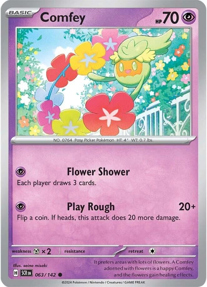 Image for Comfey (063/142) (SV07: Stellar Crown) - Pokemon