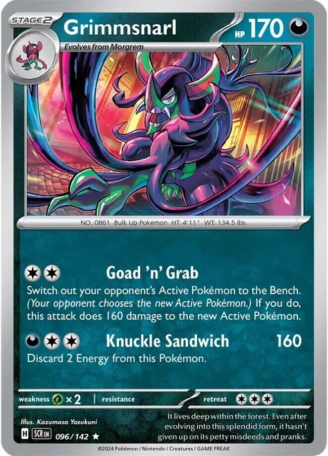 Image for Grimmsnarl (096/142) (SV07: Stellar Crown) - Pokemon