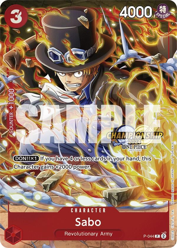 Sabo (CS 2024 Event Pack) (P-044) (One Piece Promotion Cards)