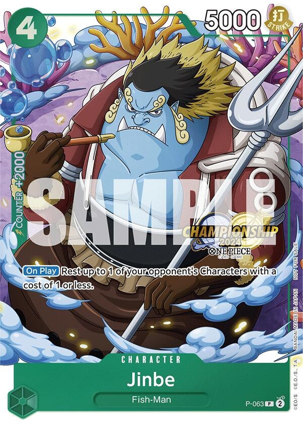 Jinbe (CS 2024 Event Pack) (P-063) (One Piece Promotion Cards)