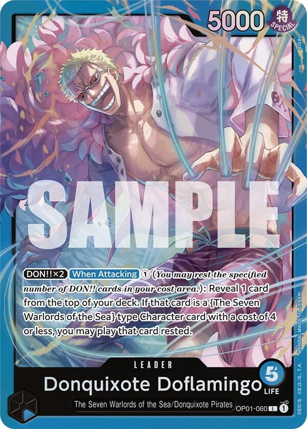Donquixote Doflamingo (OP01-060) (OP01-060) (ST-17: Starter Deck 17 BLUE Donquixote Doflamingo)