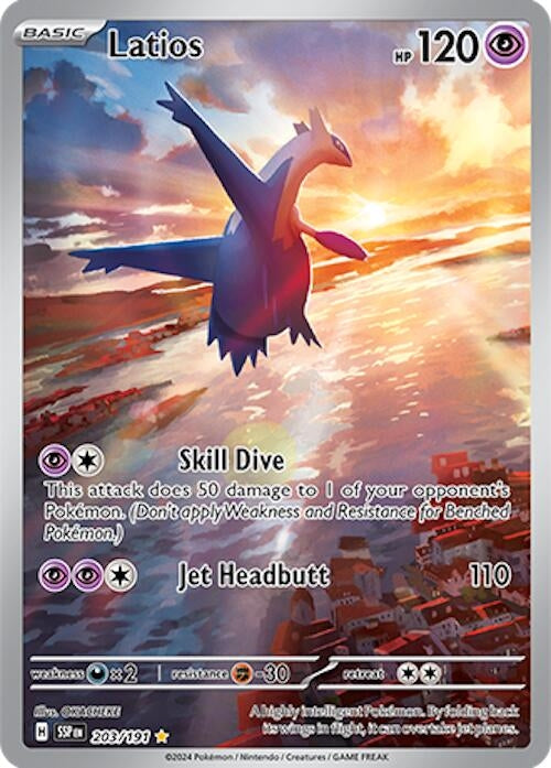 Image for Latios (203/191) (SV08: Surging Sparks) - Pokemon