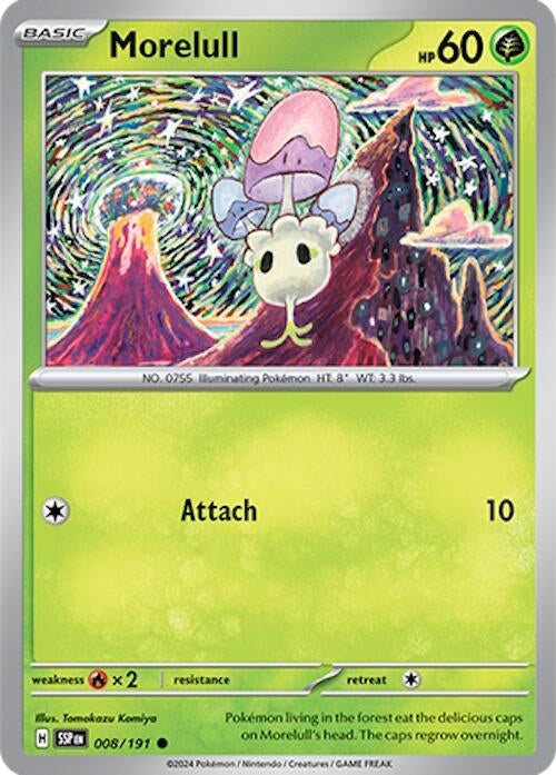 Image for Morelull (008/191) (SV08: Surging Sparks) - Pokemon