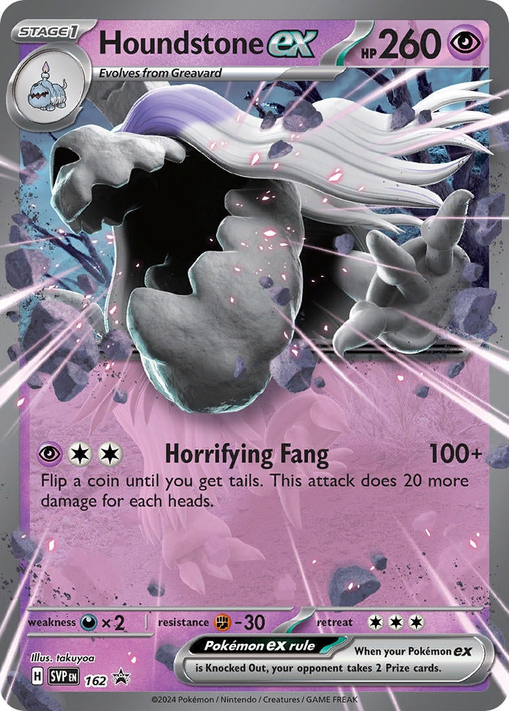 Image for Houndstone ex (162) (SV: Scarlet & Violet Promo Cards) - Pokemon