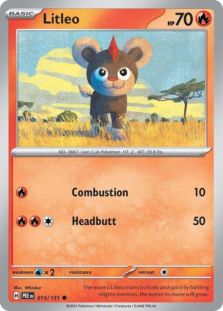Image for Litleo (015/131) (SV: Prismatic Evolutions) - Pokemon