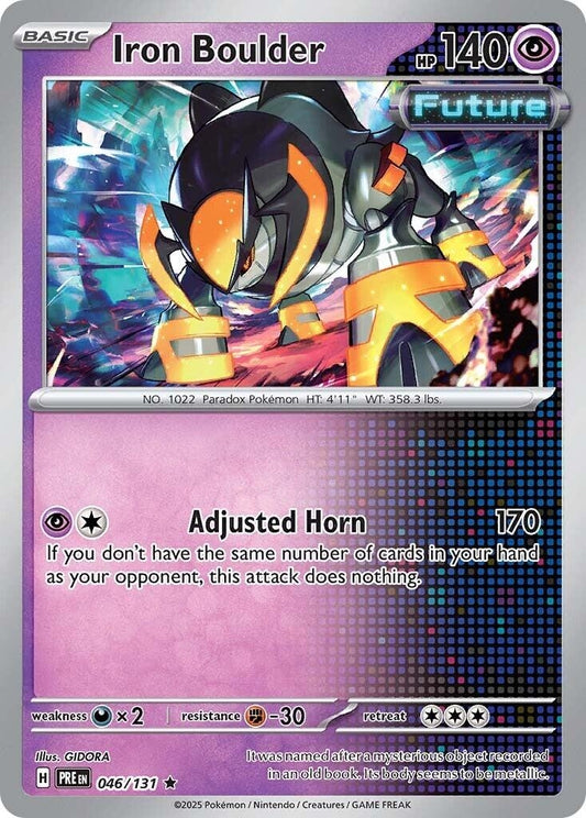 Image for Iron Boulder (046/131) (SV: Prismatic Evolutions) - Pokemon