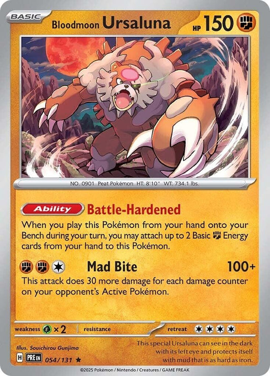 Image for Bloodmoon Ursaluna (054/131) (SV: Prismatic Evolutions) - Pokemon