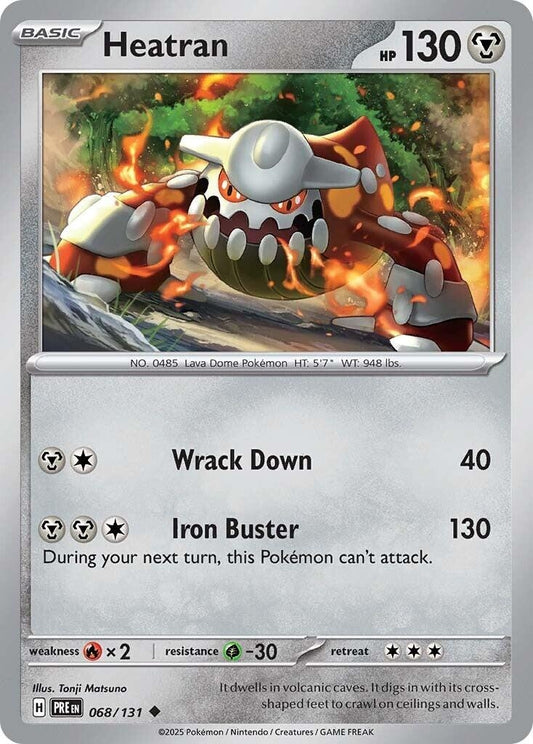 Image for Heatran (068/131) (SV: Prismatic Evolutions) - Pokemon