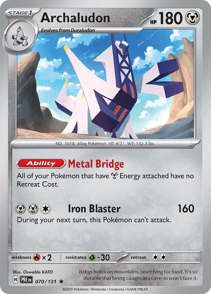 Image for Archaludon (070/131) (SV: Prismatic Evolutions) - Pokemon