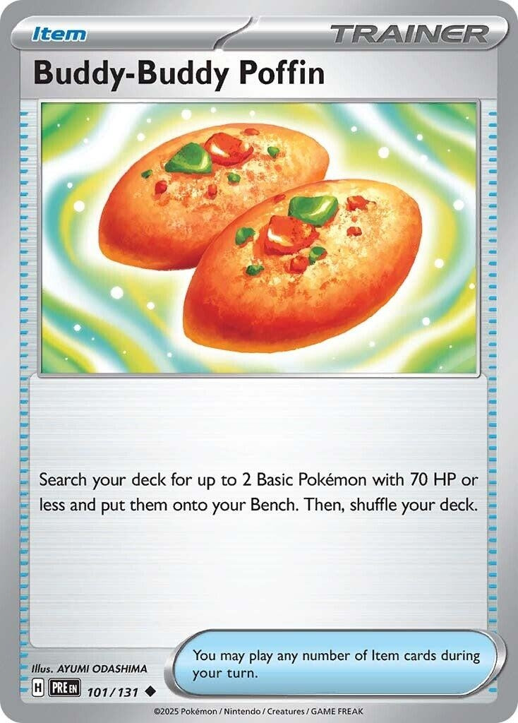 Image for Buddy-Buddy Poffin (101/131) (SV: Prismatic Evolutions) - Pokemon