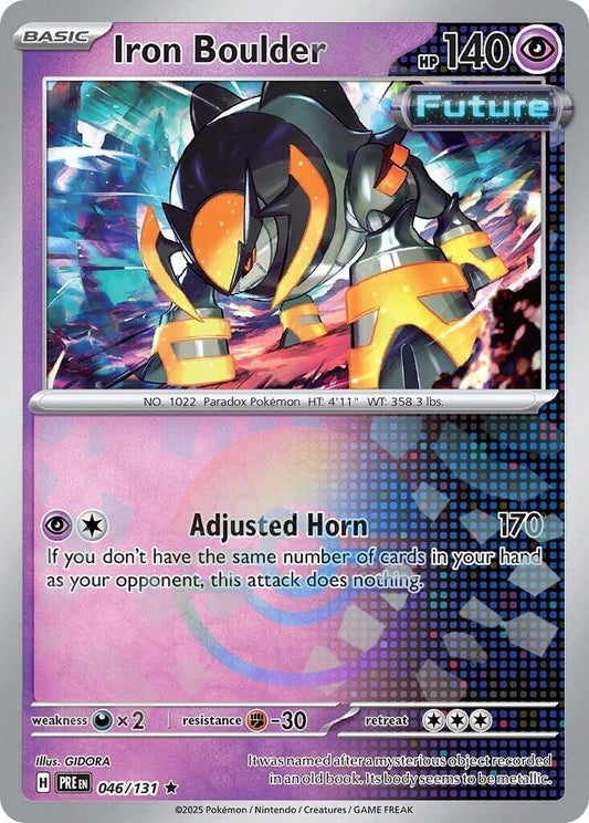 Image for Iron Boulder (Poke Ball Pattern) (046/131) (SV: Prismatic Evolutions) - Pokemon