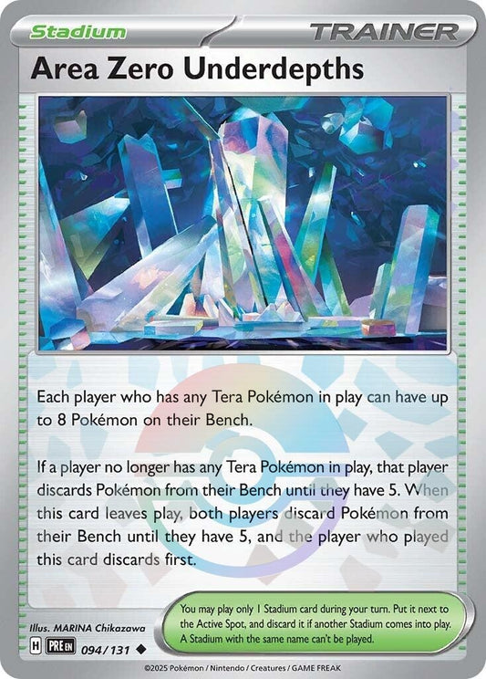 Image for Area Zero Underdepths (Poke Ball Pattern) (094/131) (SV: Prismatic Evolutions) - Pokemon