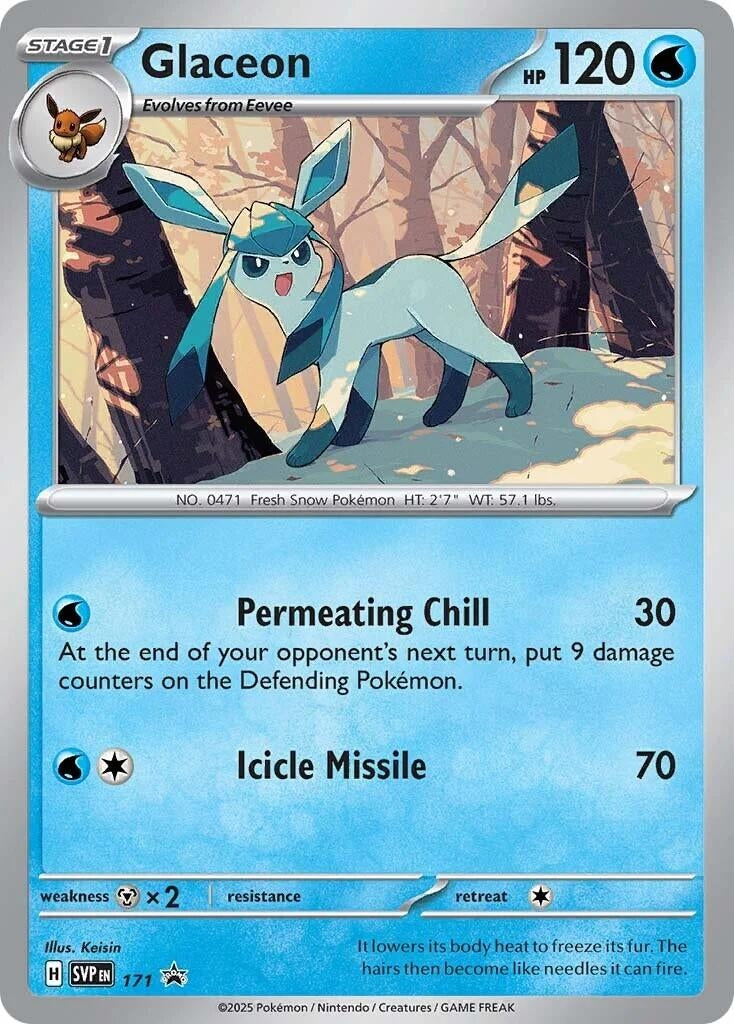 Image for Glaceon - 171 (Cosmos Holo) (171) (SV: Scarlet & Violet Promo Cards) - Pokemon