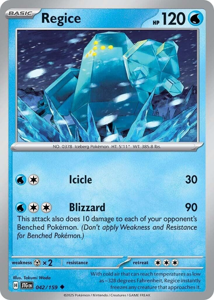 Image for Regice (042/159) (SV09: Journey Together) - Pokemon