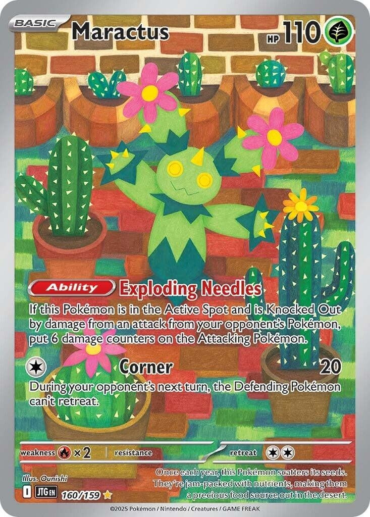 Image for Maractus (160/159) (SV09: Journey Together) - Pokemon