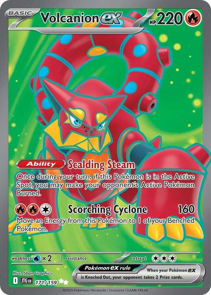 Volcanion ex - 171/159 - SV09: Journey Together (JTG)