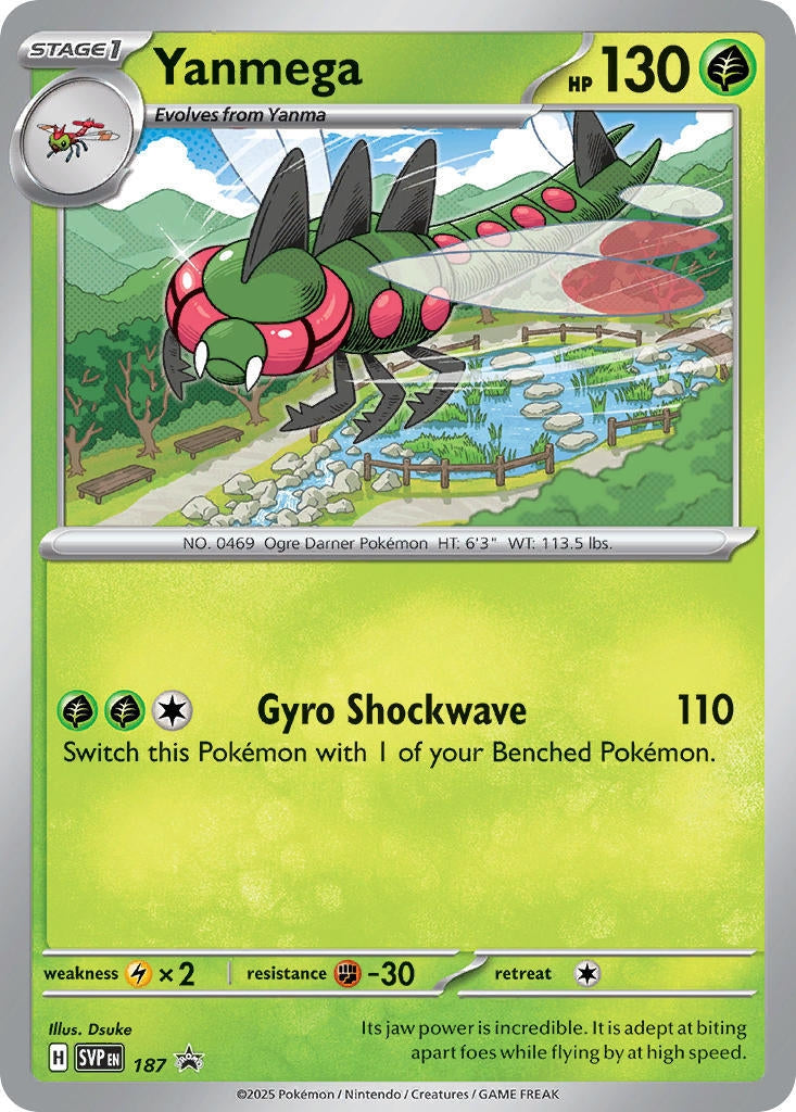 Image for Yanmega - 187 (Cosmos Holo) (187) (SV: Scarlet & Violet Promo Cards) - Pokemon