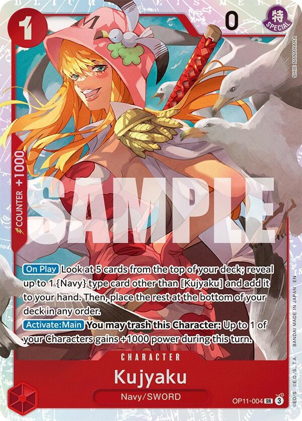 Image for Kujyaku (OP11-004) (A Fist of Divine Speed) (OP11) - One Piece Card Game