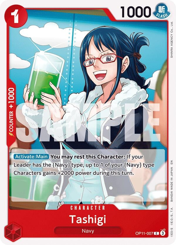Image for Tashigi (OP11-007) (A Fist of Divine Speed) (OP11) - One Piece Card Game
