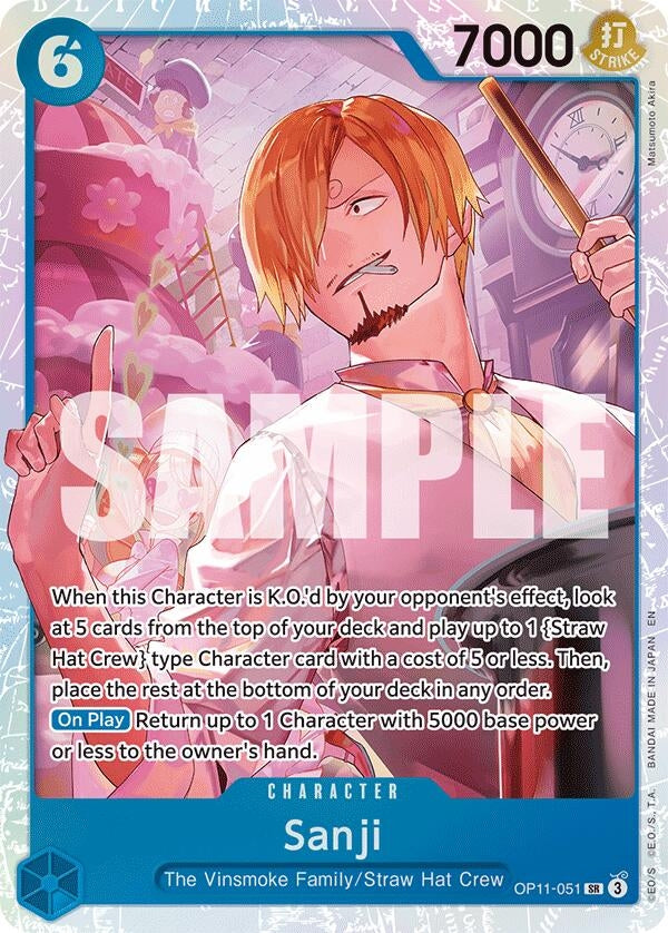 Image for Sanji (OP11-051) (A Fist of Divine Speed) (OP11) - One Piece Card Game
