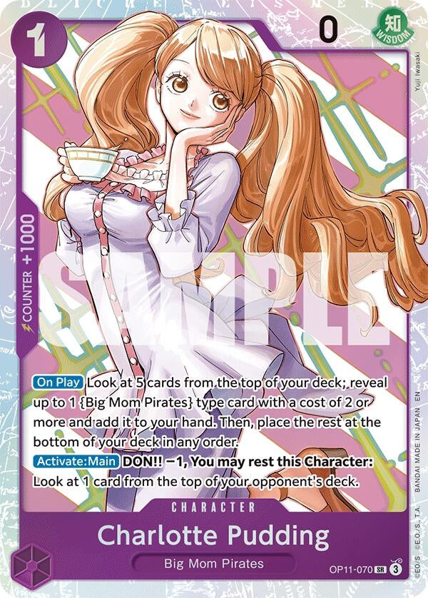 Image for Charlotte Pudding (OP11-070) (A Fist of Divine Speed) (OP11) - One Piece Card Game