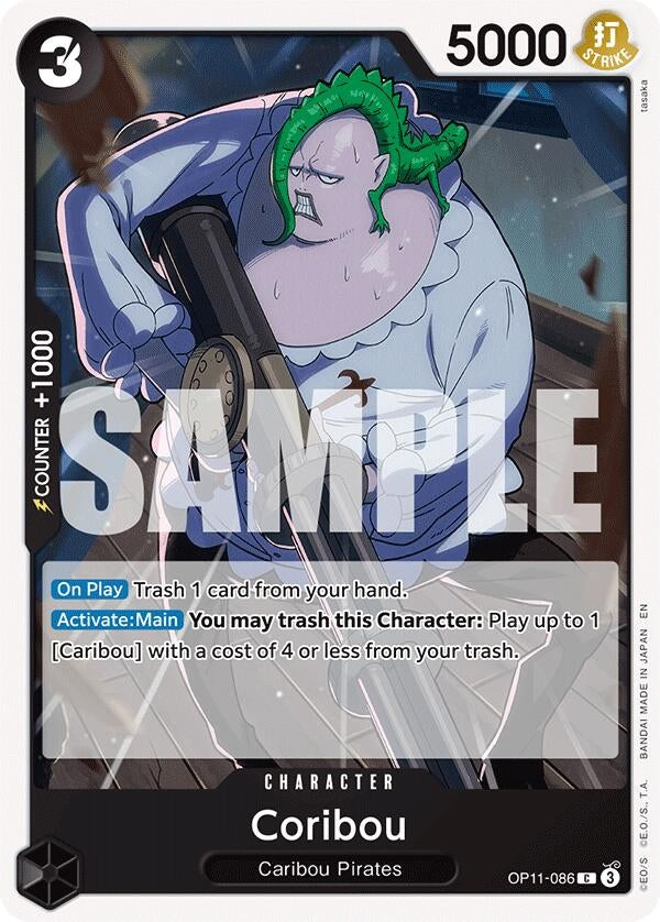 Image for Coribou (OP11-086) (A Fist of Divine Speed) (OP11) - One Piece Card Game