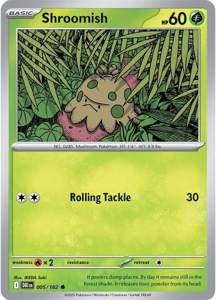 Image for Shroomish (005/182) (SV10: Destined Rivals) - Pokemon