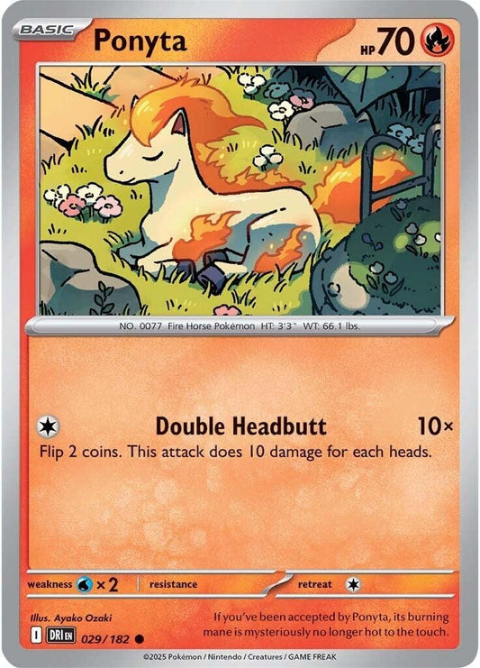 Image for Ponyta (029/182) (SV10: Destined Rivals) - Pokemon