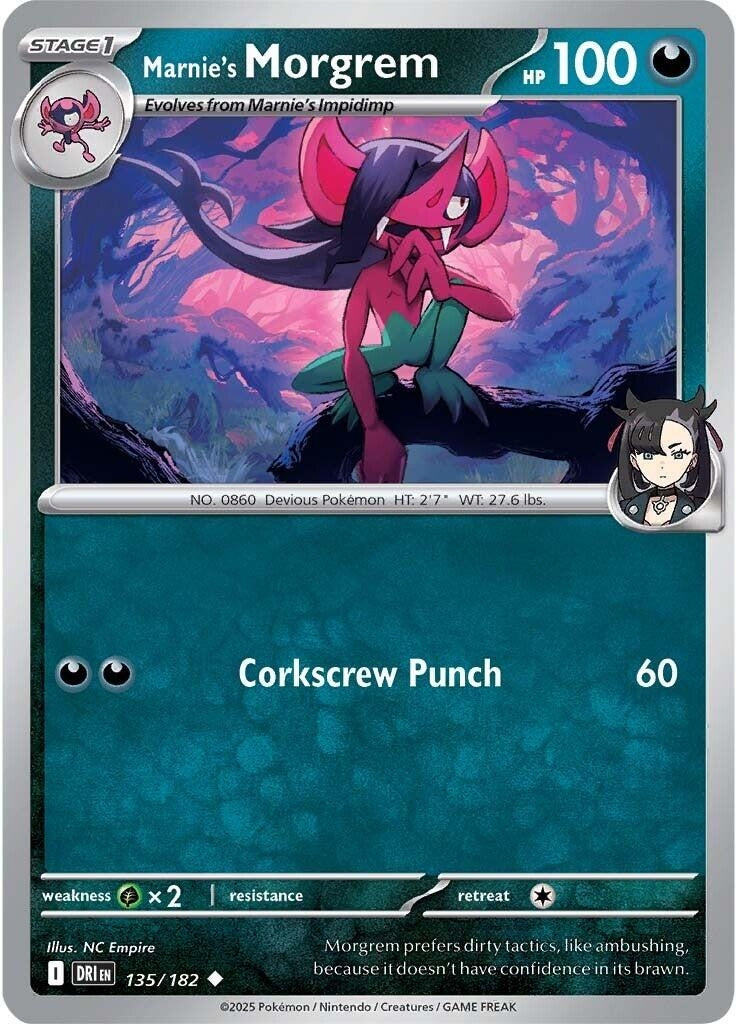 Image for Marnie's Morgrem (135/182) (SV10: Destined Rivals) - Pokemon