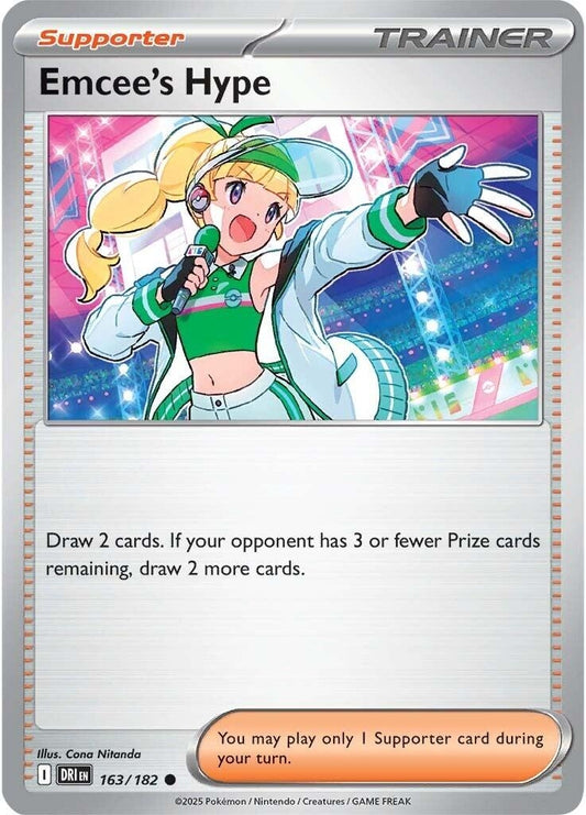 Image for Emcee's Hype (163/182) (SV10: Destined Rivals) - Pokemon