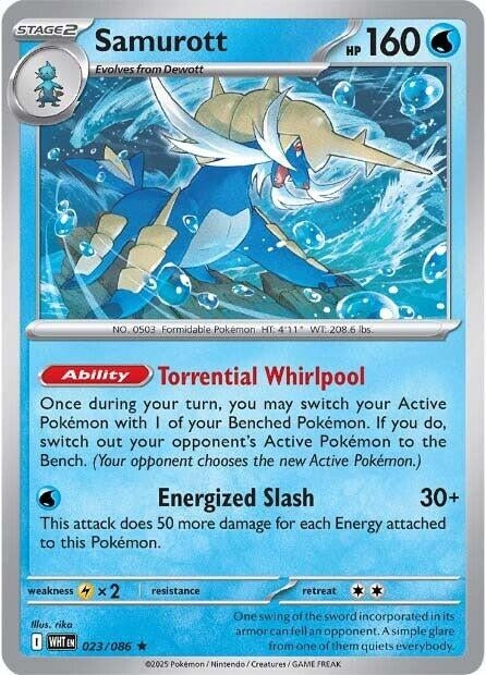Image for Samurott (023/086) (SV: White Flare) - Pokemon