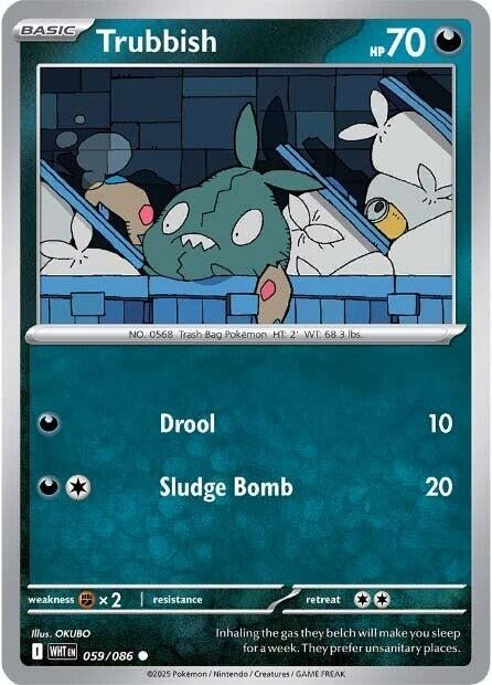 Image for Trubbish (059/086) (SV: White Flare) - Pokemon