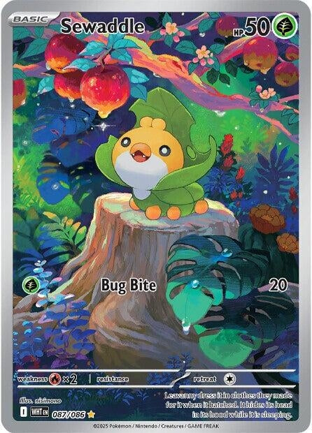 Image for Sewaddle (087/086) (SV: White Flare) - Pokemon