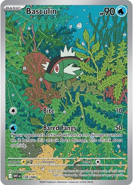 Image for Basculin (108/086) (SV: White Flare) - Pokemon