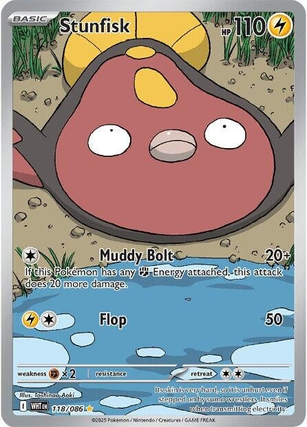 Image for Stunfisk (118/086) (SV: White Flare) - Pokemon