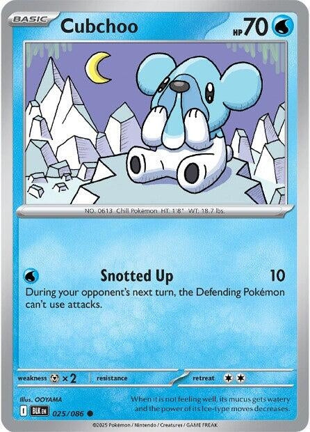 Image for Cubchoo (025/086) (SV: Black Bolt) - Pokemon