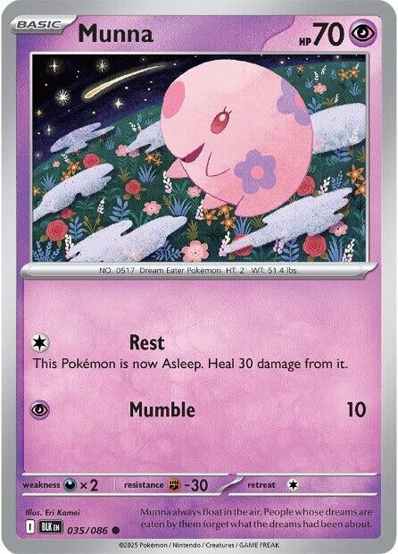 Image for Munna (035/086) (SV: Black Bolt) - Pokemon