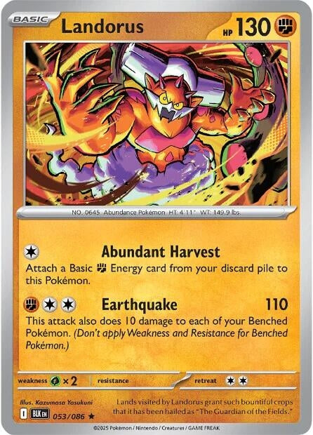 Image for Landorus (053/086) (SV: Black Bolt) - Pokemon