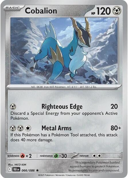 Image for Cobalion (066/086) (SV: Black Bolt) - Pokemon