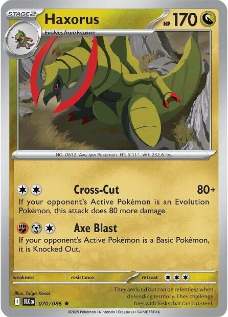Image for Haxorus (070/086) (SV: Black Bolt) - Pokemon