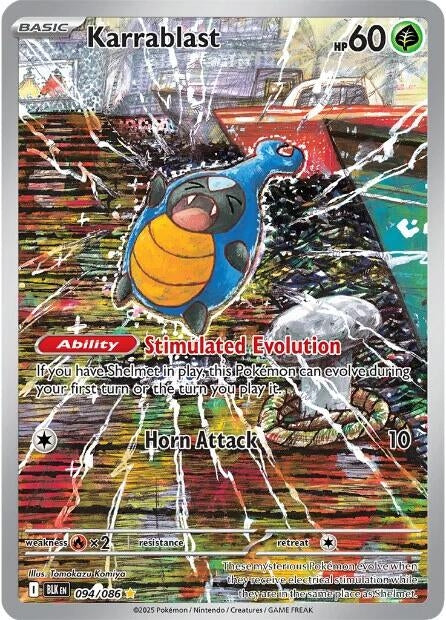 Image for Karrablast (094/086) (SV: Black Bolt) - Pokemon
