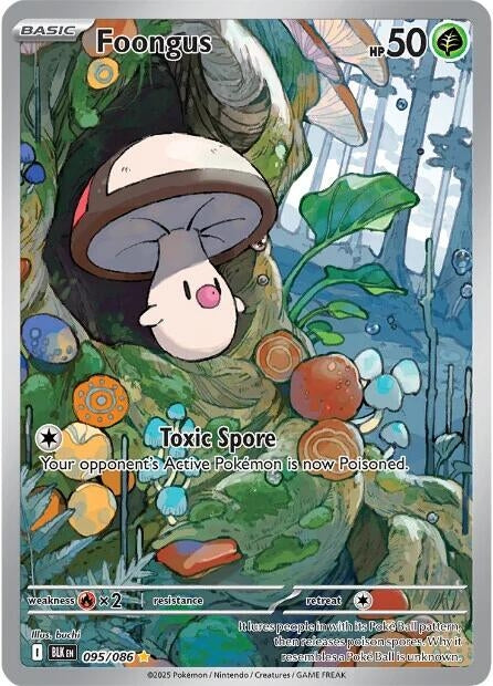 Image for Foongus (095/086) (SV: Black Bolt) - Pokemon