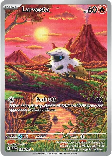 Image for Larvesta (099/086) (SV: Black Bolt) - Pokemon