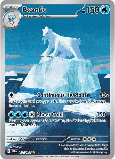 Image for Beartic (110/086) (SV: Black Bolt) - Pokemon